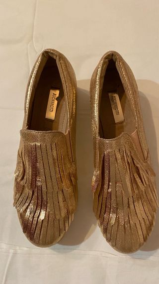 Zapatillas de flecos Buonarotti