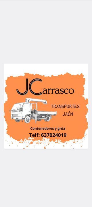 Transporte  y contenedores y cubas para broza