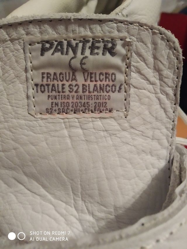 zapatos punta hierro