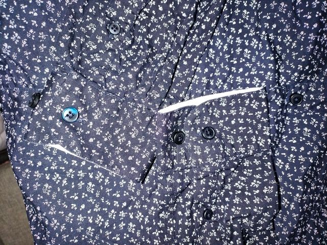 Camisa Azul hombre Pull &Bear