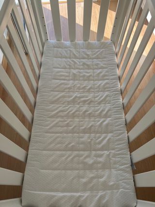 cuna colecho y colchón