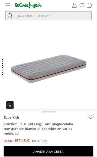 cuna colecho y colchón