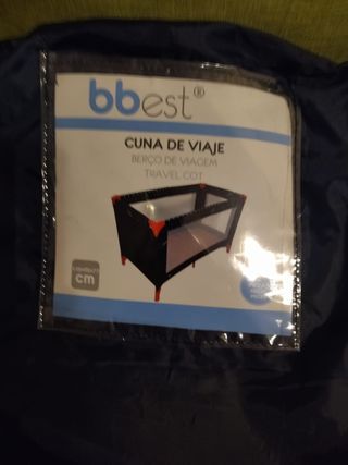 Cuna de viaje incluido colchón de 8 cm 
