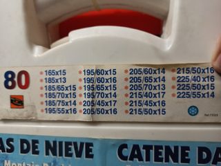 CADENAS PARA LA NIEVE METÁLICAS