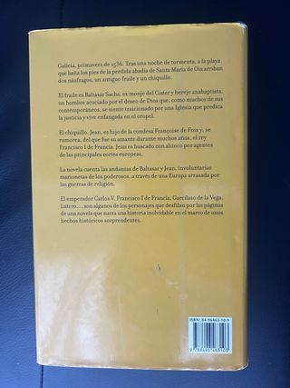 Novela histórica “La cruz de ceniza”.