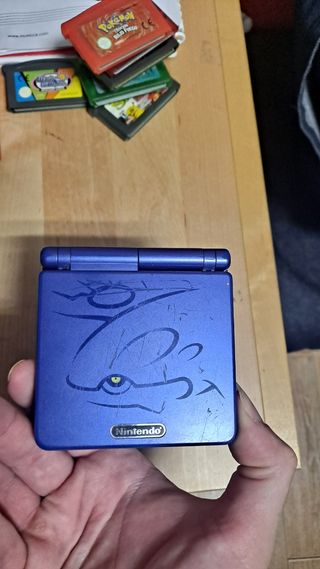 Gameboy Advance SP Edicion Kyogre