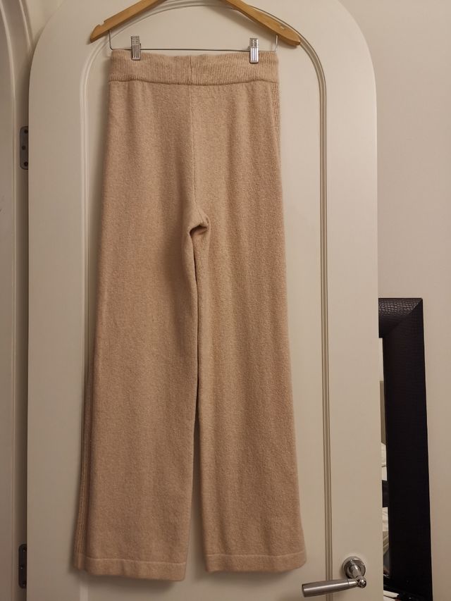 Pantalón punto mujer lana