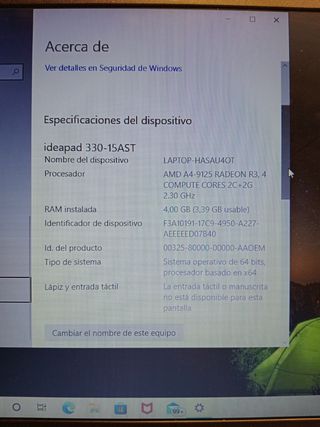 Portátil Lenovo Ideapad 330