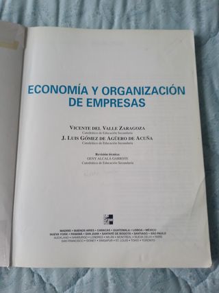 Economía y organización de empresas