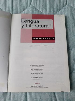 Lengua y literatura I