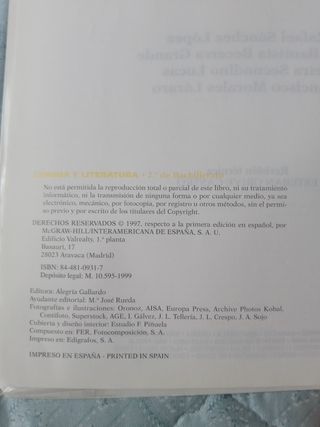 Lengua y literatura 2