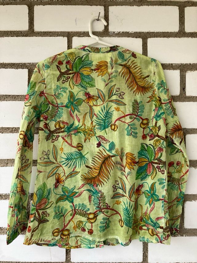 blusa estampada primavera 