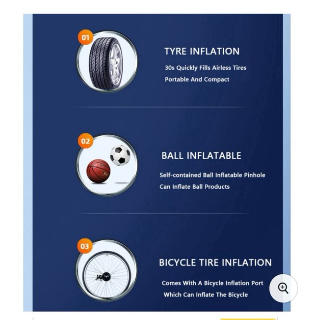 Compressore Powerbank 4000mah D'aria