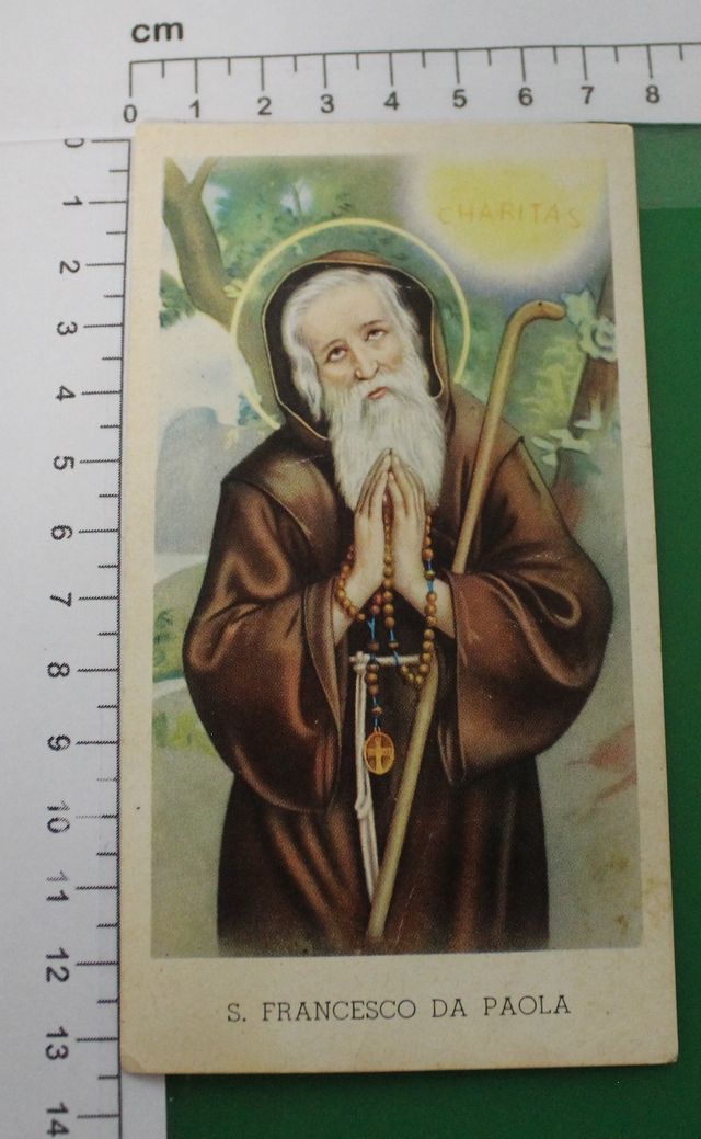 Santino Holy Card "S. Francesco da Paola" 79 bis