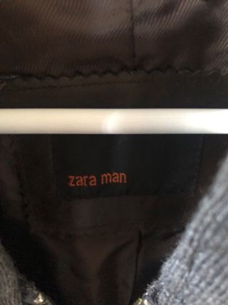Cazadora hombre piel Zara