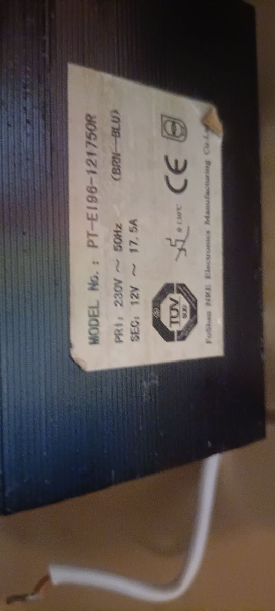 Transformador toroidal 220v 12v-210w 17.5A