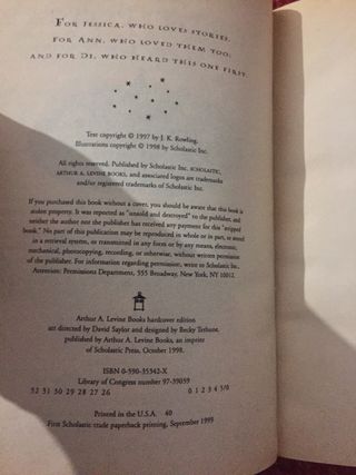 Harry Potter and the sorcerer's stone