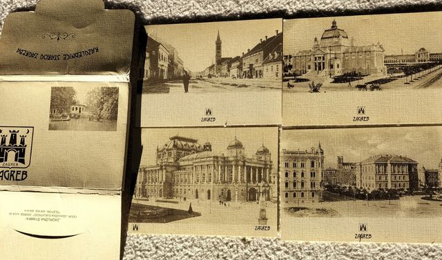 Lote 18 postales antigua Zagreb colección