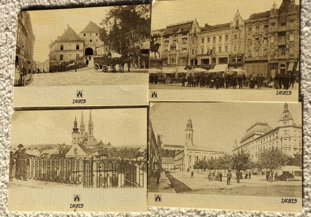 Lote 18 postales antigua Zagreb colección