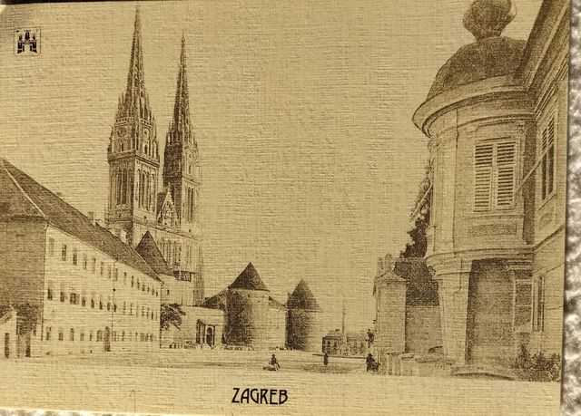 Lote 18 postales antigua Zagreb colección