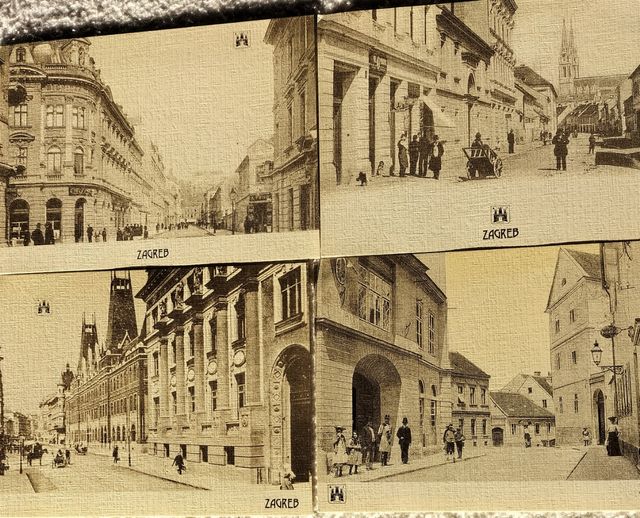 Lote 18 postales antigua Zagreb colección