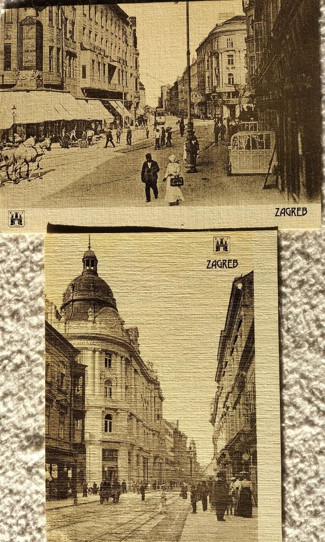 Lote 18 postales antigua Zagreb colección