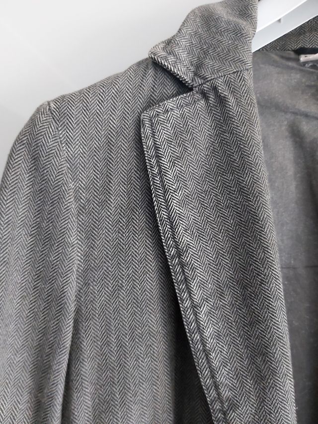 Giacca grigia misto lana