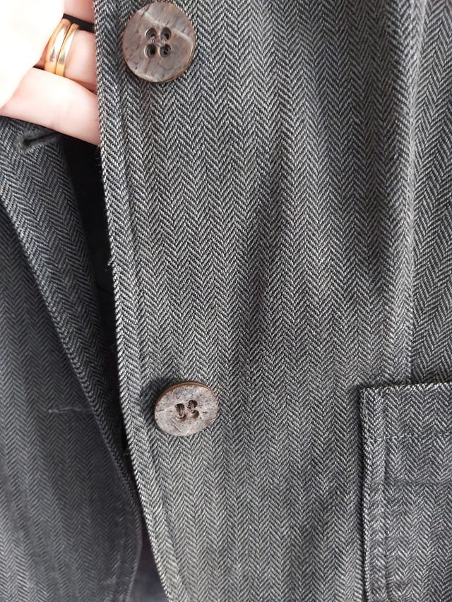 Giacca grigia misto lana