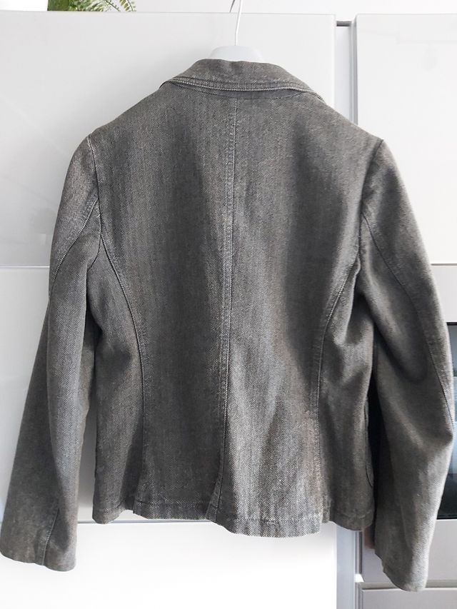 Giacca grigia misto lana