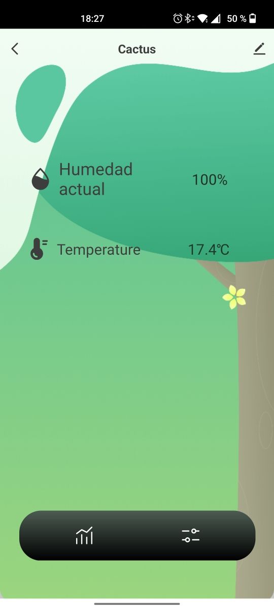 Medidor humedad inteligente plantas