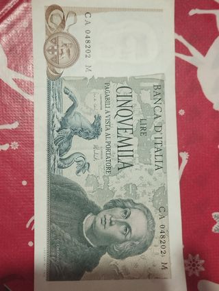 Vendo 5000 lire 