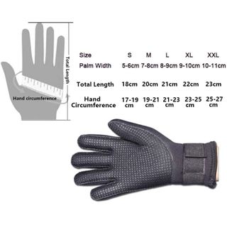Guantes de buceo neopreno 3 mm (Niño)