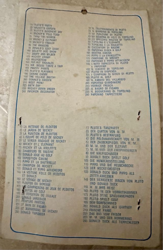 Toy Film collezione Mupi super color 8