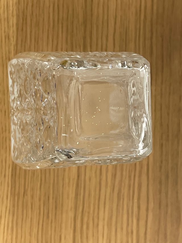 Botella de cristal de Bohemia