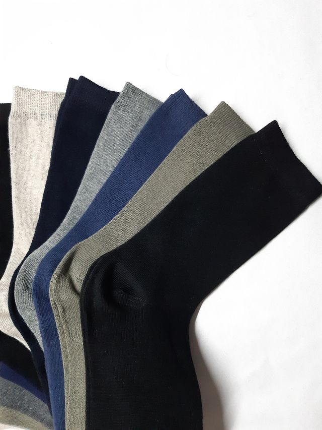 Calcetines, 12 pares, en algodon 100%