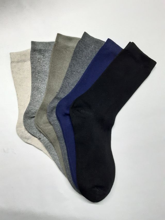 Calcetines, 12 pares, en algodon 100%