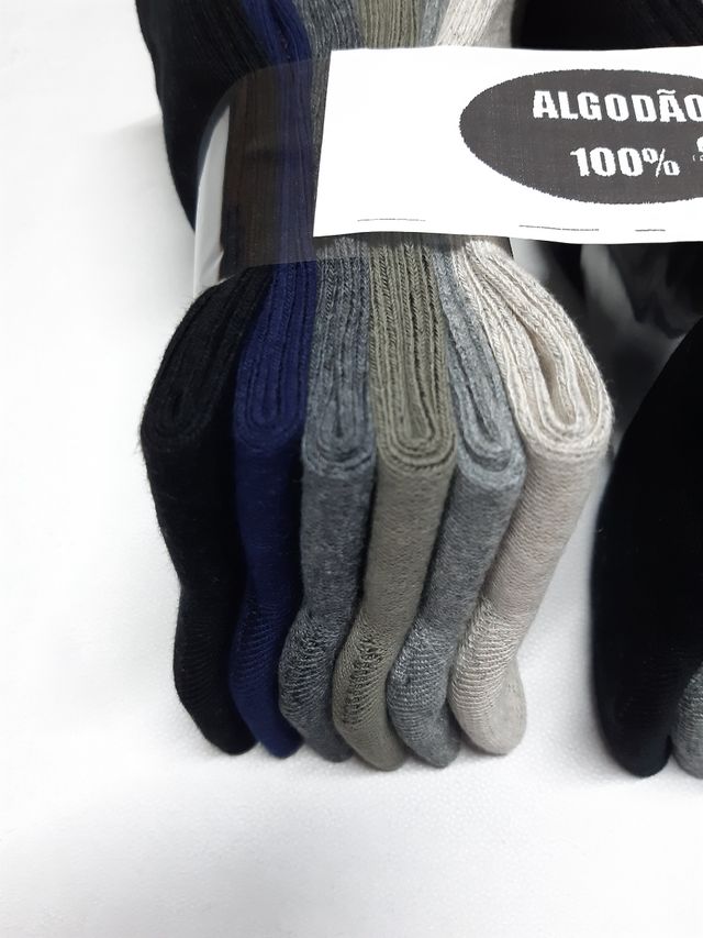 Calcetines, 12 pares, en algodon 100%
