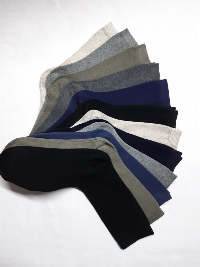 Calcetines, 12 pares, en algodon 100%