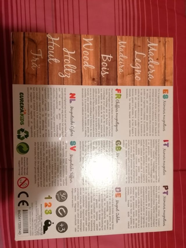 Numeri e Lettere Magnetiche eureka kids