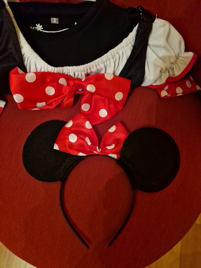 DISFRAZ MINNIE NIÑA 3- 4 Años