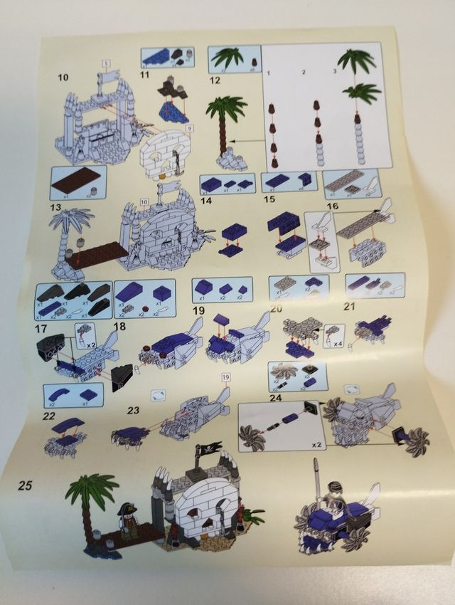 Juego construcción Piratas