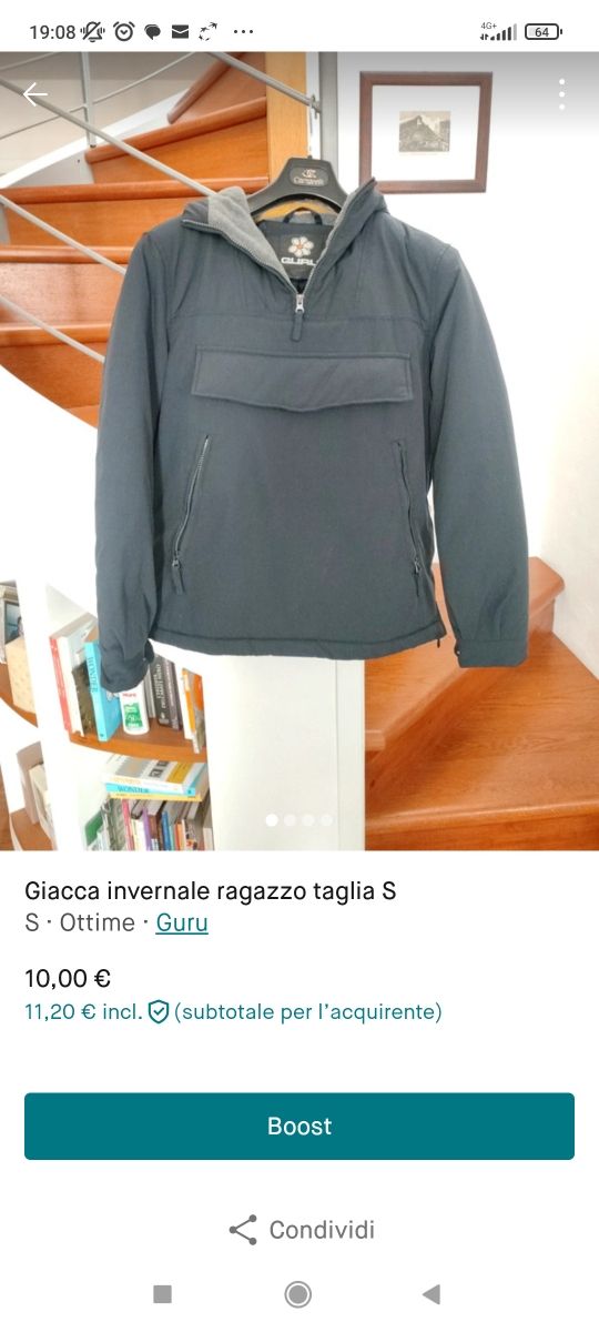 Giubbotto invernale ragazzo