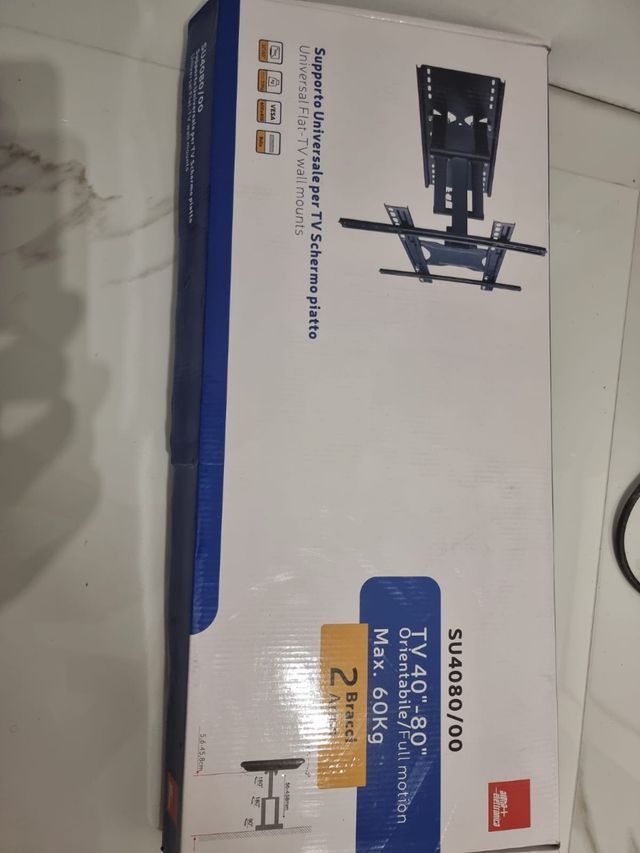 Staffa supporto TV fino ad 80"