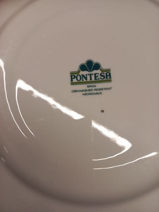 Vajilla de cerámica. TEATINOS