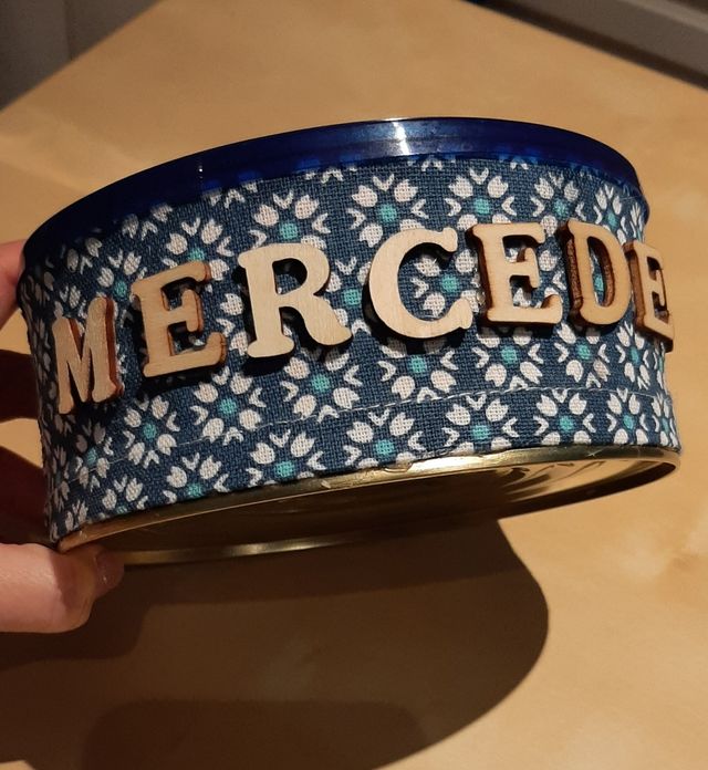 Scatola portaoggetti, nome personalizzato su misura