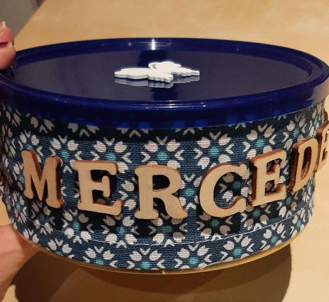 Scatola portaoggetti, nome personalizzato su misura