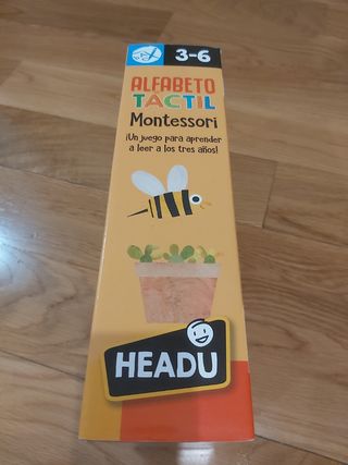 Alfabeto táctil montessori