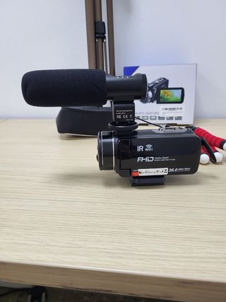 Videocámara con micro y vision nocturna