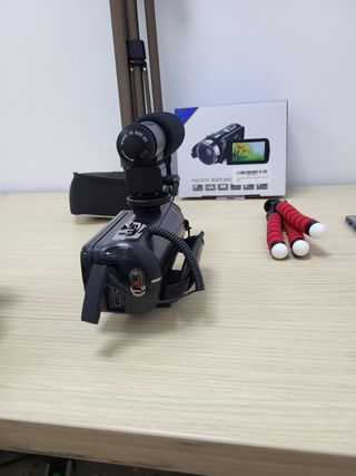 Videocámara con micro y vision nocturna