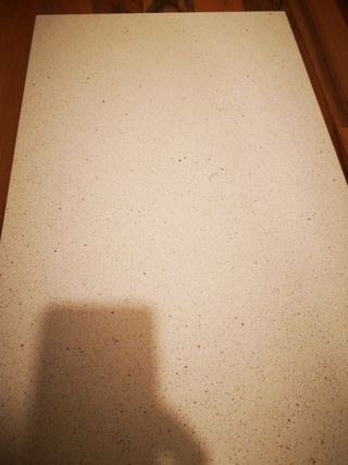 Baldosa quarzo blanco brillo 53x30x2 cm